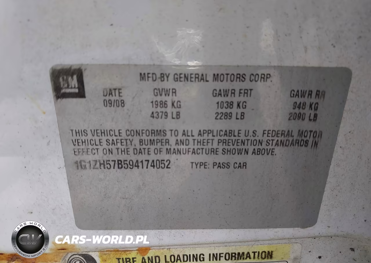 2009 Chevrolet Malibu Lt VIN:1G1ZH57B594174052 - 9