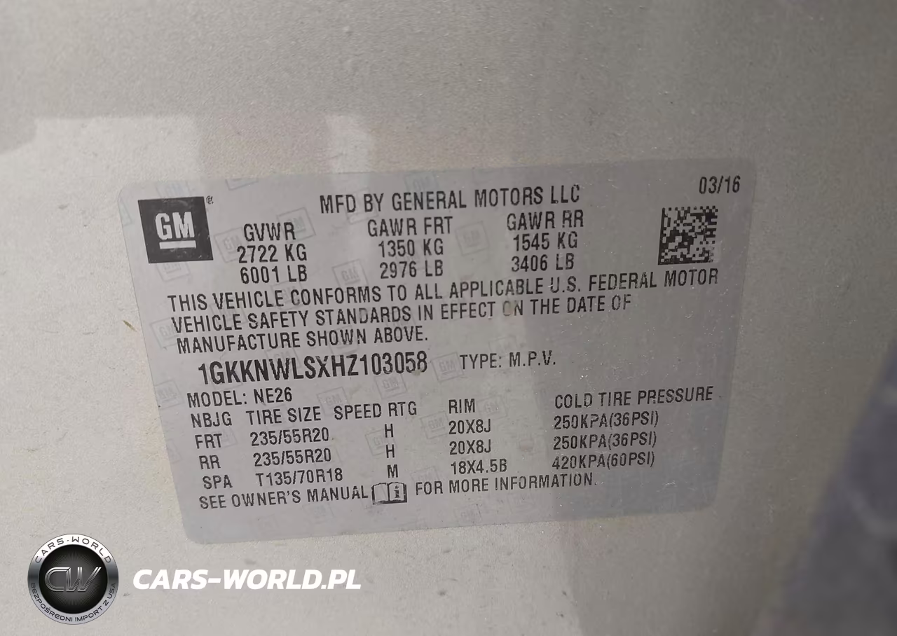 2017 GMC Acadia Slt-2 VIN:1GKKNWLSXHZ103058 - 9