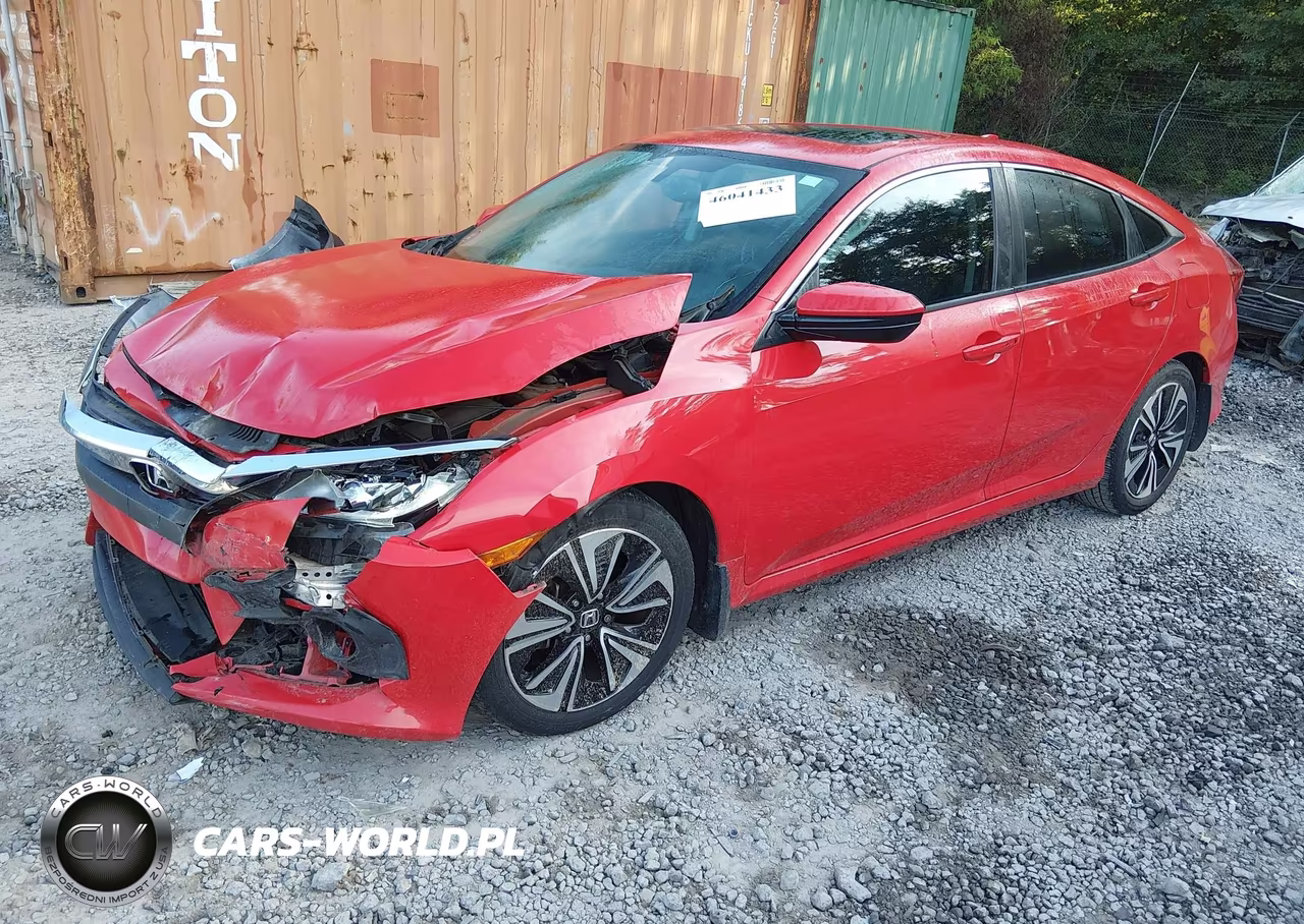 2017 Honda Civic Ex-L VIN:2HGFC1F77HH637388 - 2