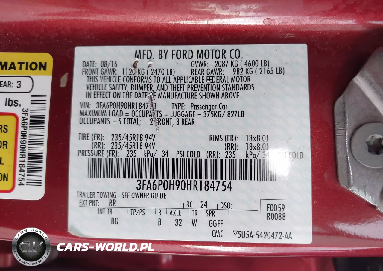 2017 Ford Fusion Se VIN:3FA6P0H90HR184754 - 9