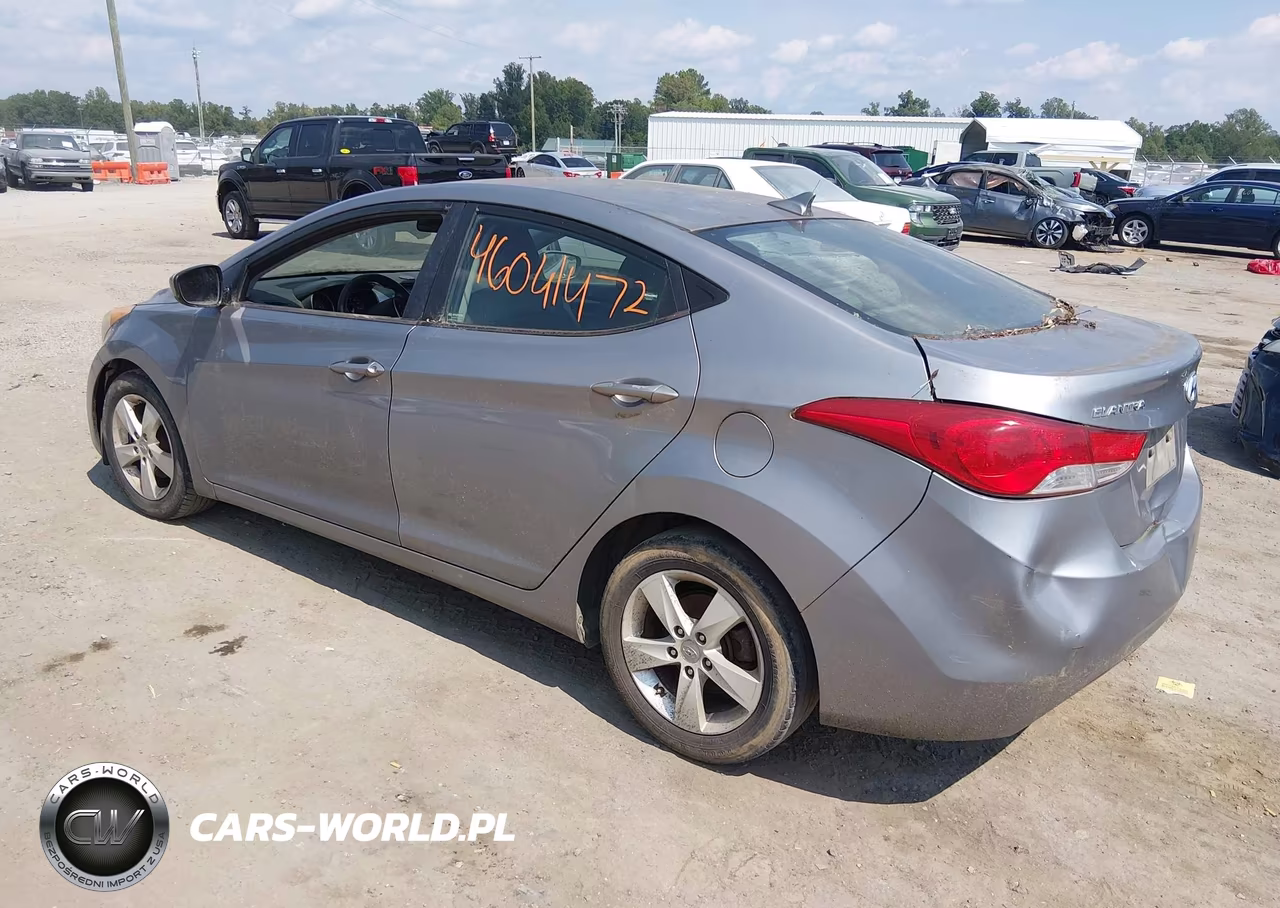 2013 Hyundai Elantra Gls VIN:KMHDH4AE6DU811419 - 3