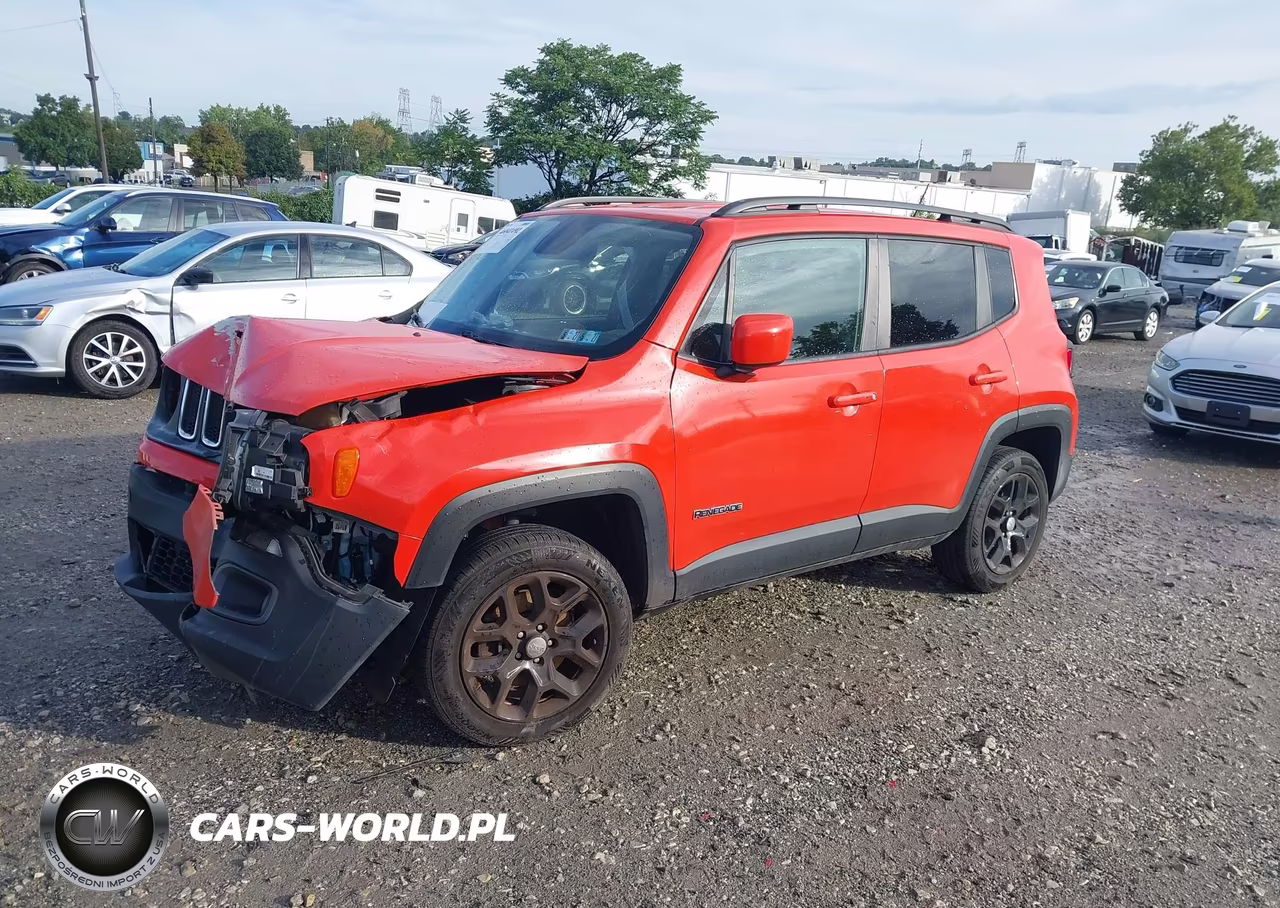2017 Jeep Renegade Latitude 4X4 VIN:ZACCJBBB8HPG28754 - 2