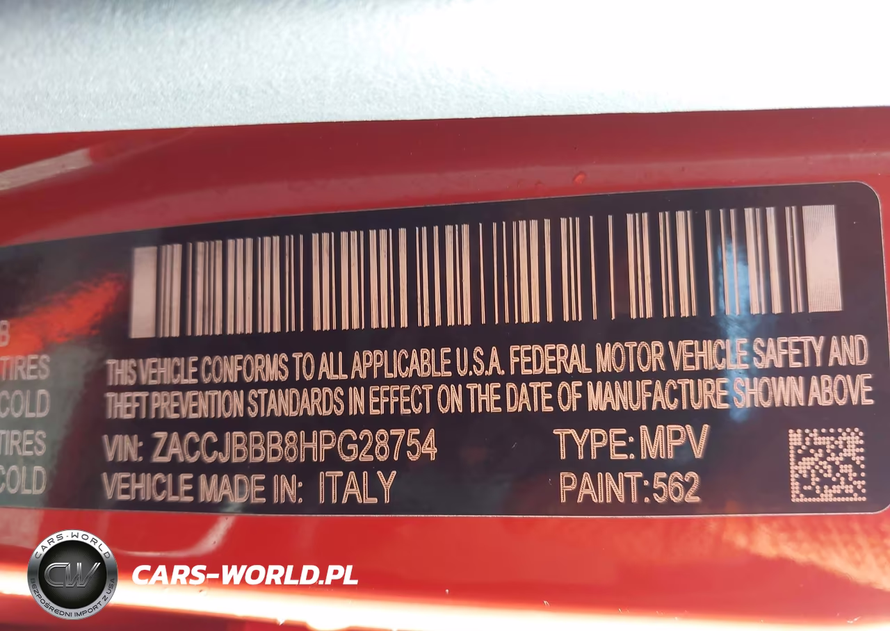 2017 Jeep Renegade Latitude 4X4 VIN:ZACCJBBB8HPG28754 - 9