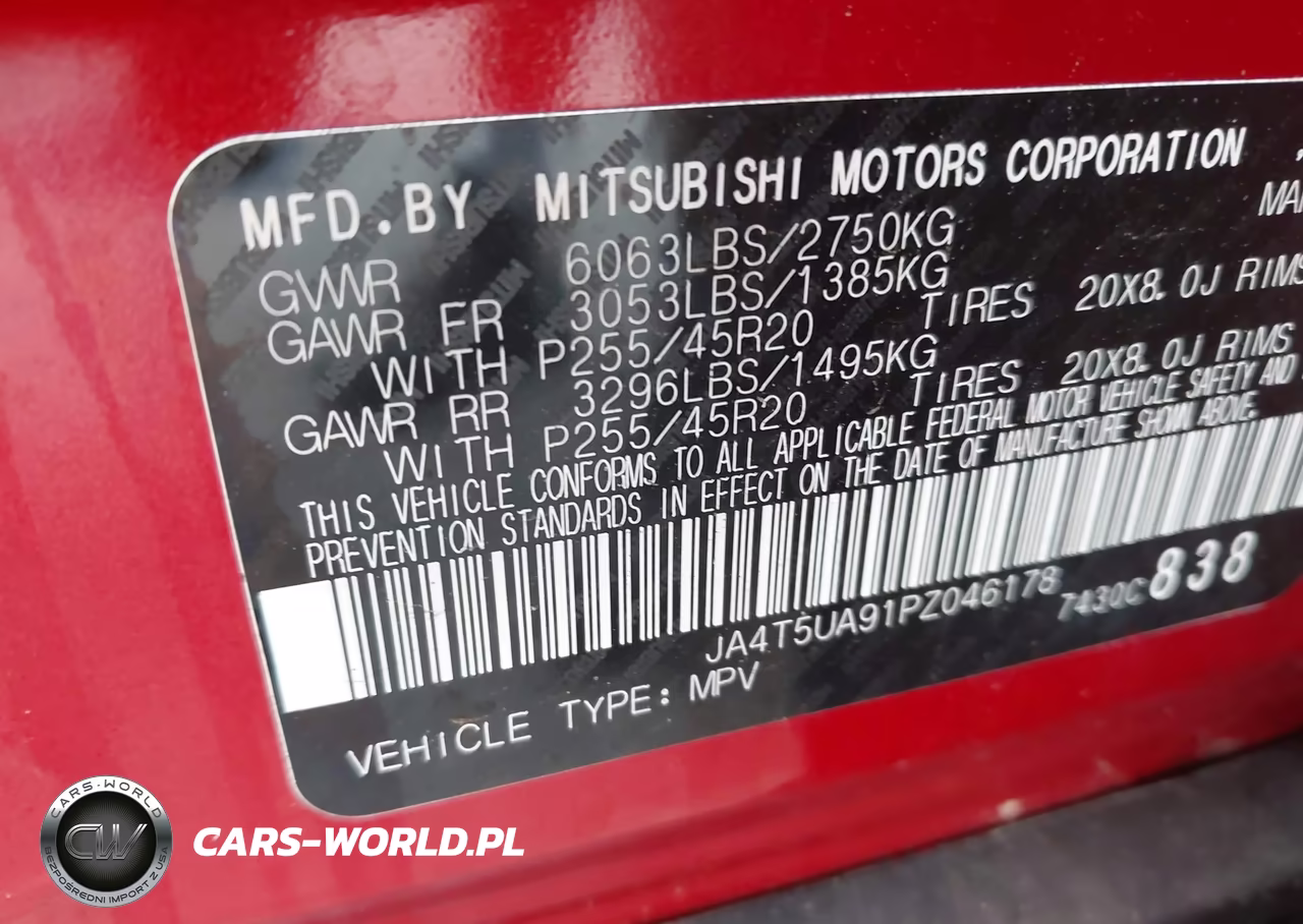2023 Mitsubishi Outlander Phev Ralliart S-Awc-Se S-Awc VIN:JA4T5UA91PZ046178 - 9