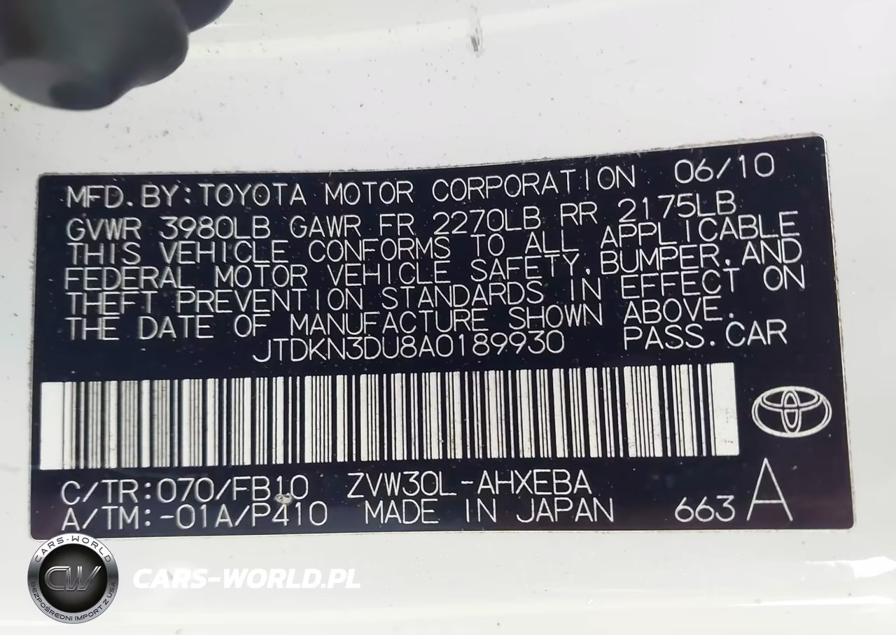 2010 Toyota Prius Ii VIN:JTDKN3DU8A0189930 - 9