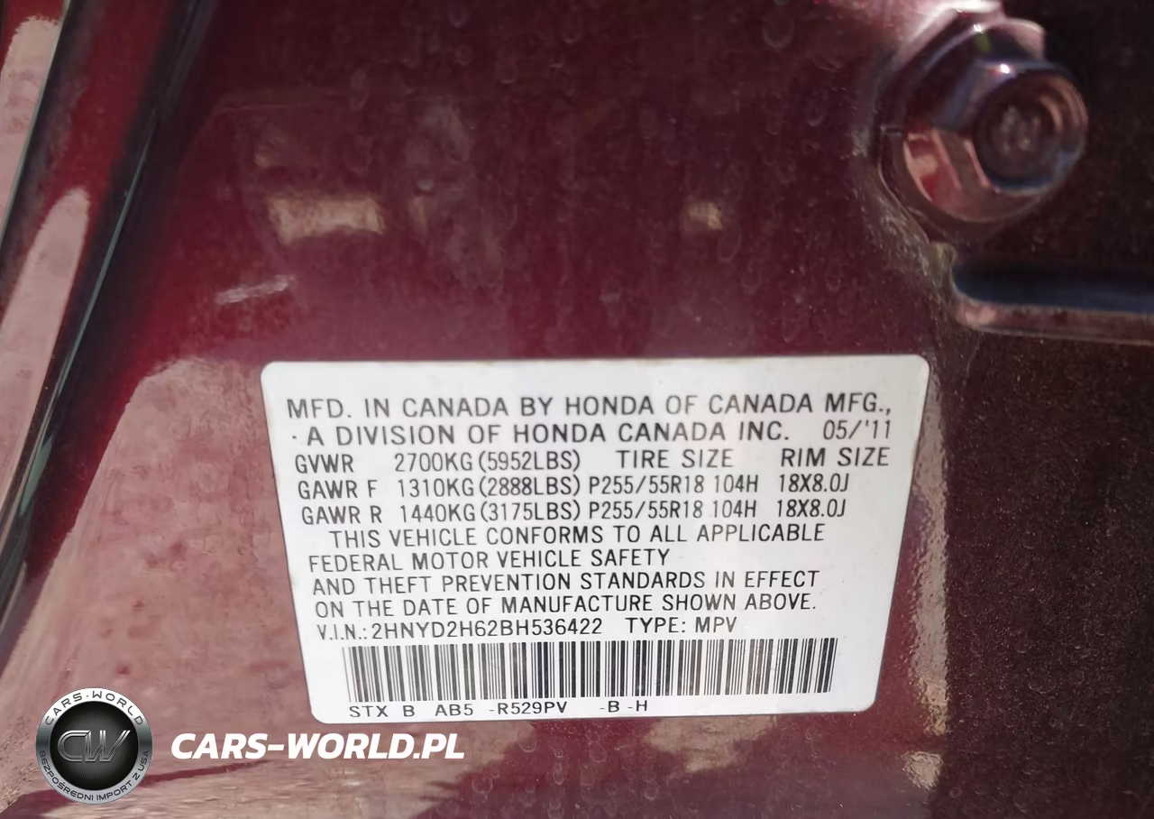 2011 Acura Mdx Technology Package VIN:2HNYD2H62BH536422 - 9