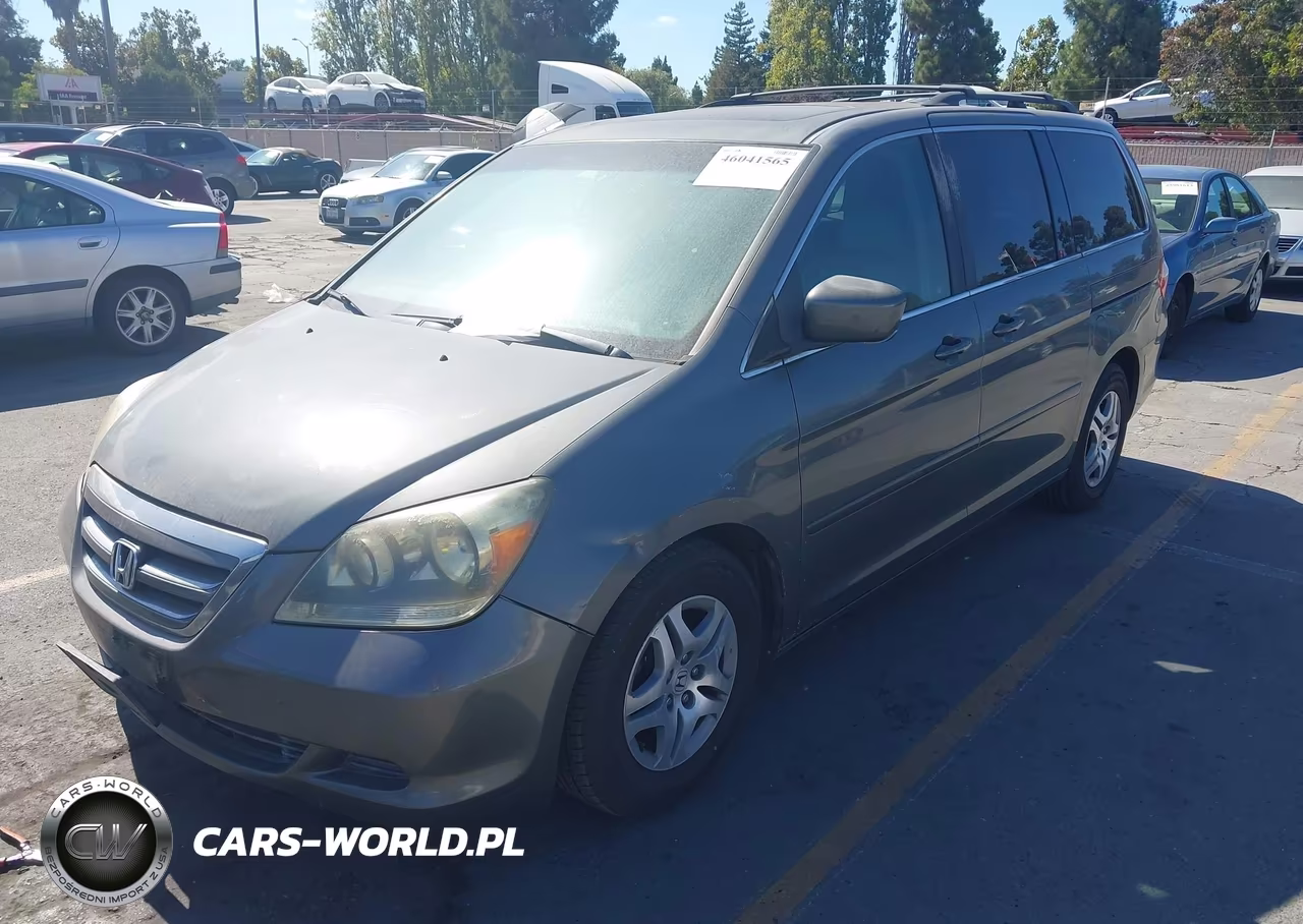 2007 Honda Odyssey Ex-L VIN:5FNRL38707B424890 - 2