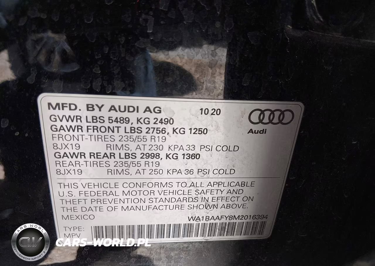 2021 Audi Q5 Premium Plus 45 Tfsi Quattro S Tronic VIN:WA1BAAFY8M2016394 - 9