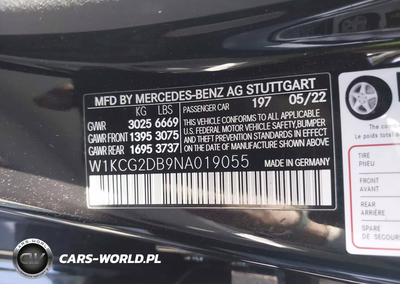 2022 Mercedes-Benz Eqs 450+ VIN:W1KCG2DB9NA019055 - 9