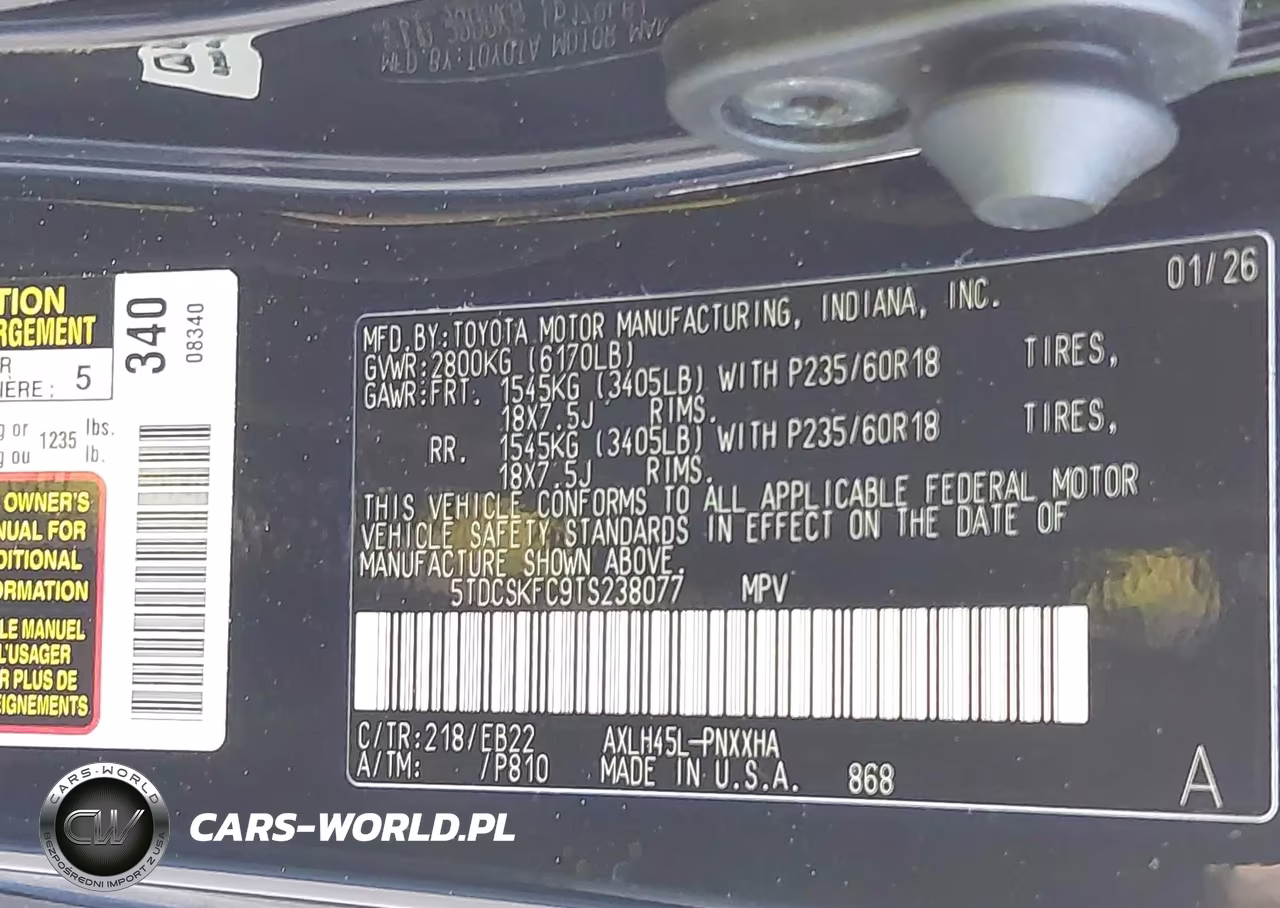 2026 Toyota Sienna Woodland Edition VIN:5TDCSKFC9TS238077 - 7