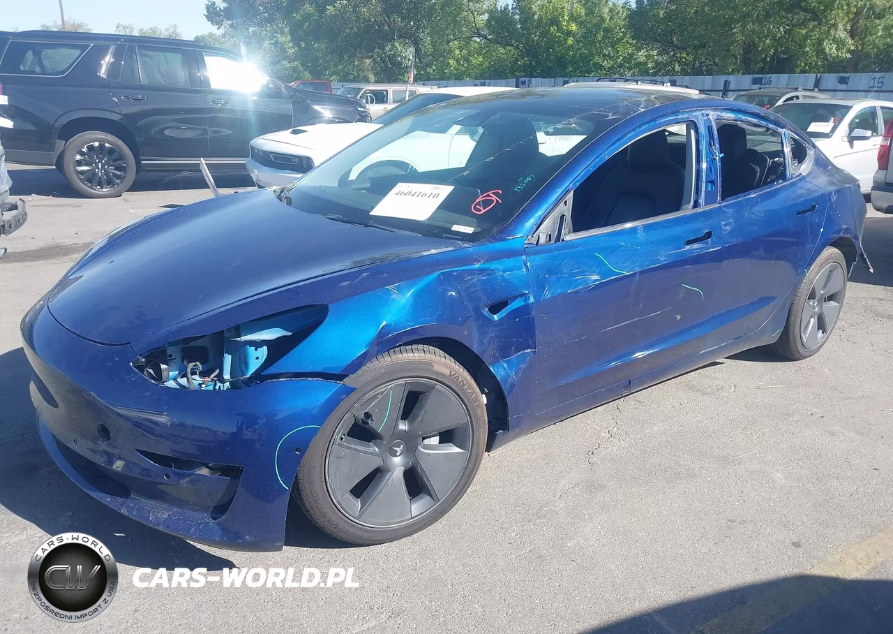 2022 Tesla Model 3 VIN:5YJ3E1EB7NF133457 - 1