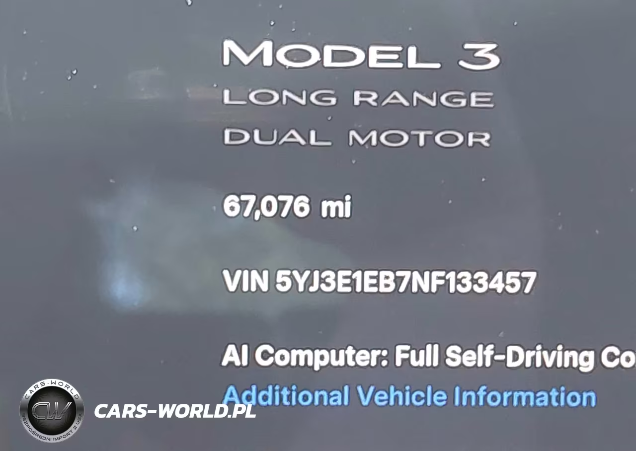 2022 Tesla Model 3 VIN:5YJ3E1EB7NF133457 - 15