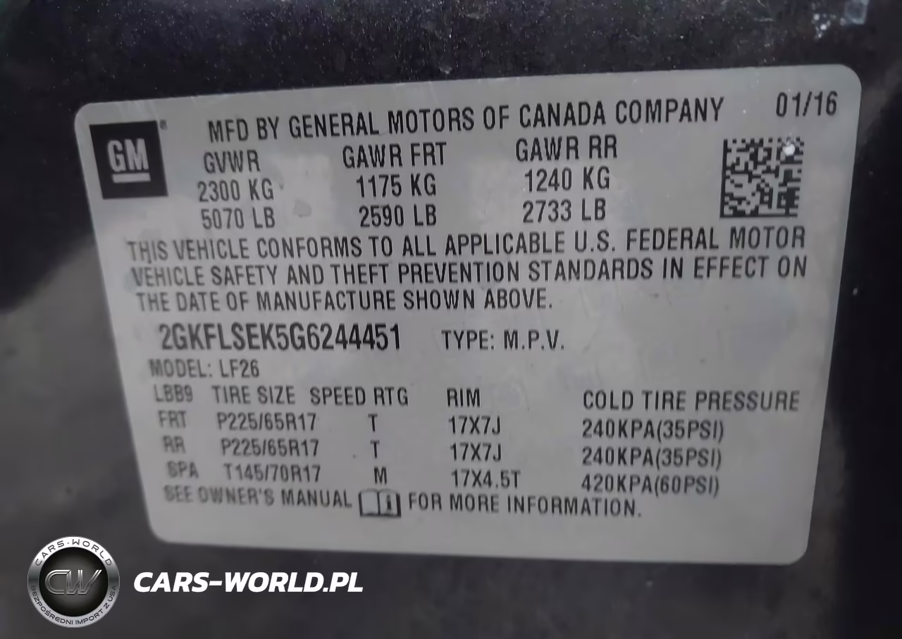 2016 GMC Terrain Sle VIN:2GKFLSEK5G6244451 - 9