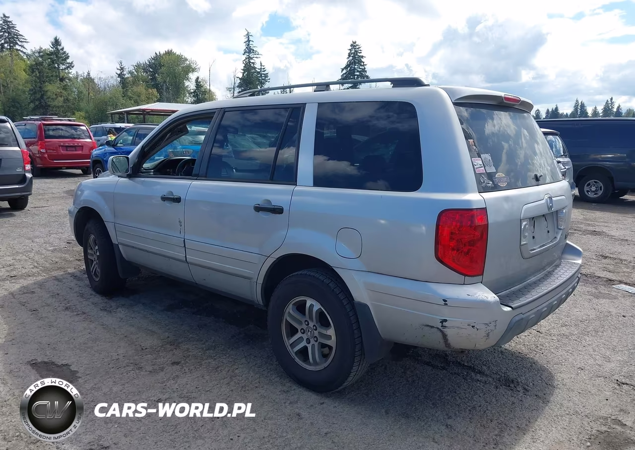 2004 Honda Pilot Ex-L VIN:2HKYF18624H539101 - 3
