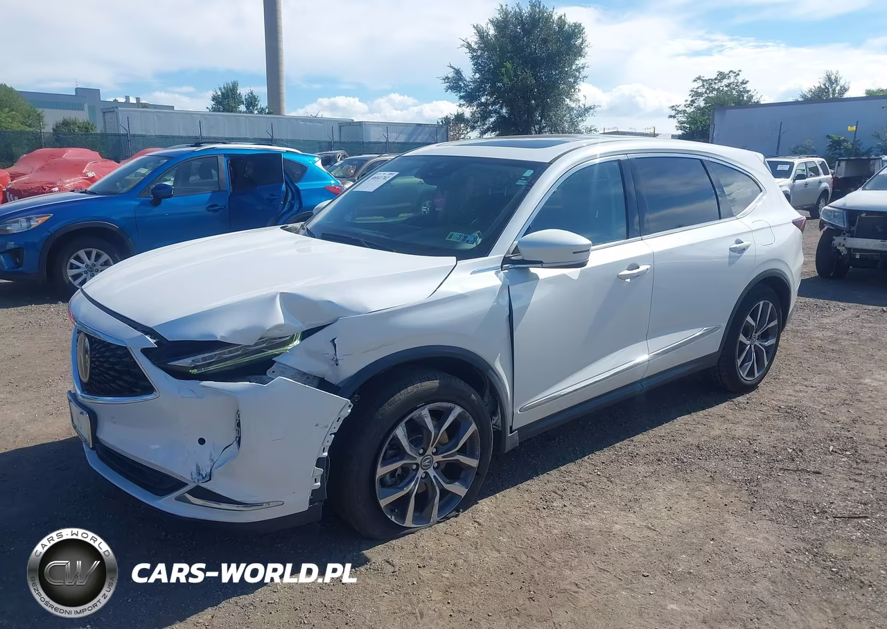 2022 Acura Mdx Technology Package VIN:5J8YE1H40NL037932 - 2
