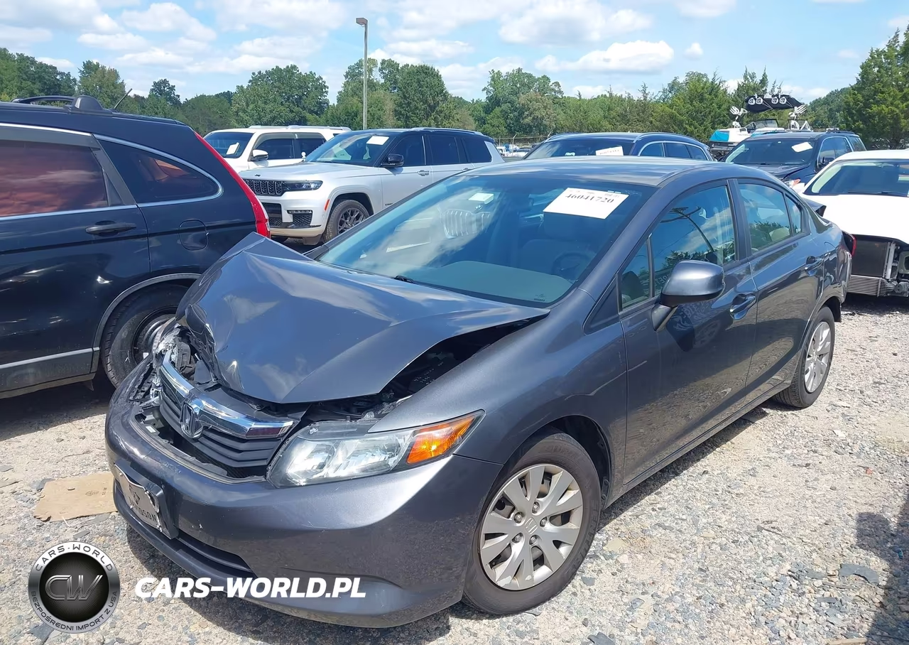 2012 Honda Civic Lx VIN:19XFB2F59CE099707 - 2
