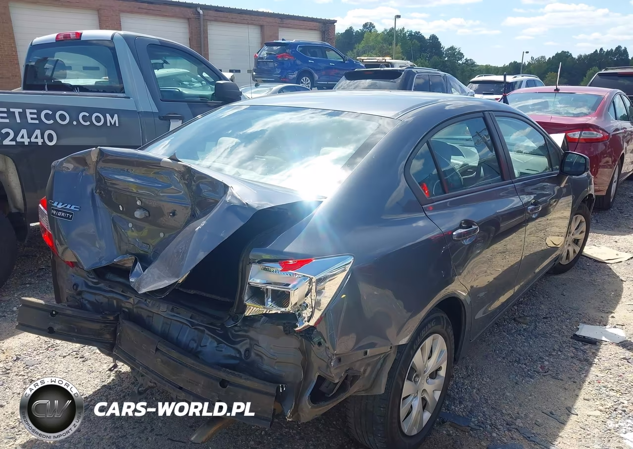 2012 Honda Civic Lx VIN:19XFB2F59CE099707 - 4