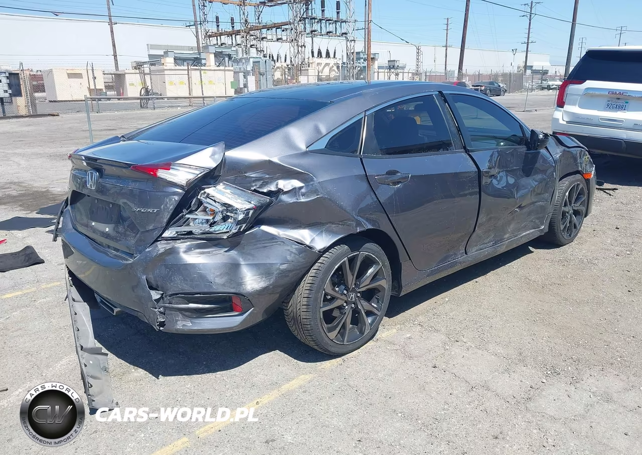 2021 Honda Civic Sport VIN:2HGFC2F82MH521041 - 4