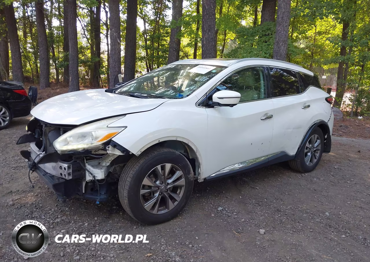 2016 Nissan Murano Sl VIN:5N1AZ2MH4GN126182 - 2