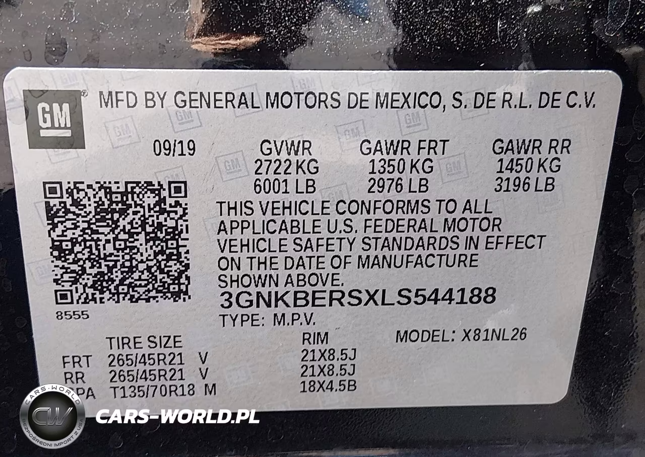 2020 Chevrolet Blazer Fwd Rs VIN:3GNKBERSXLS544188 - 9