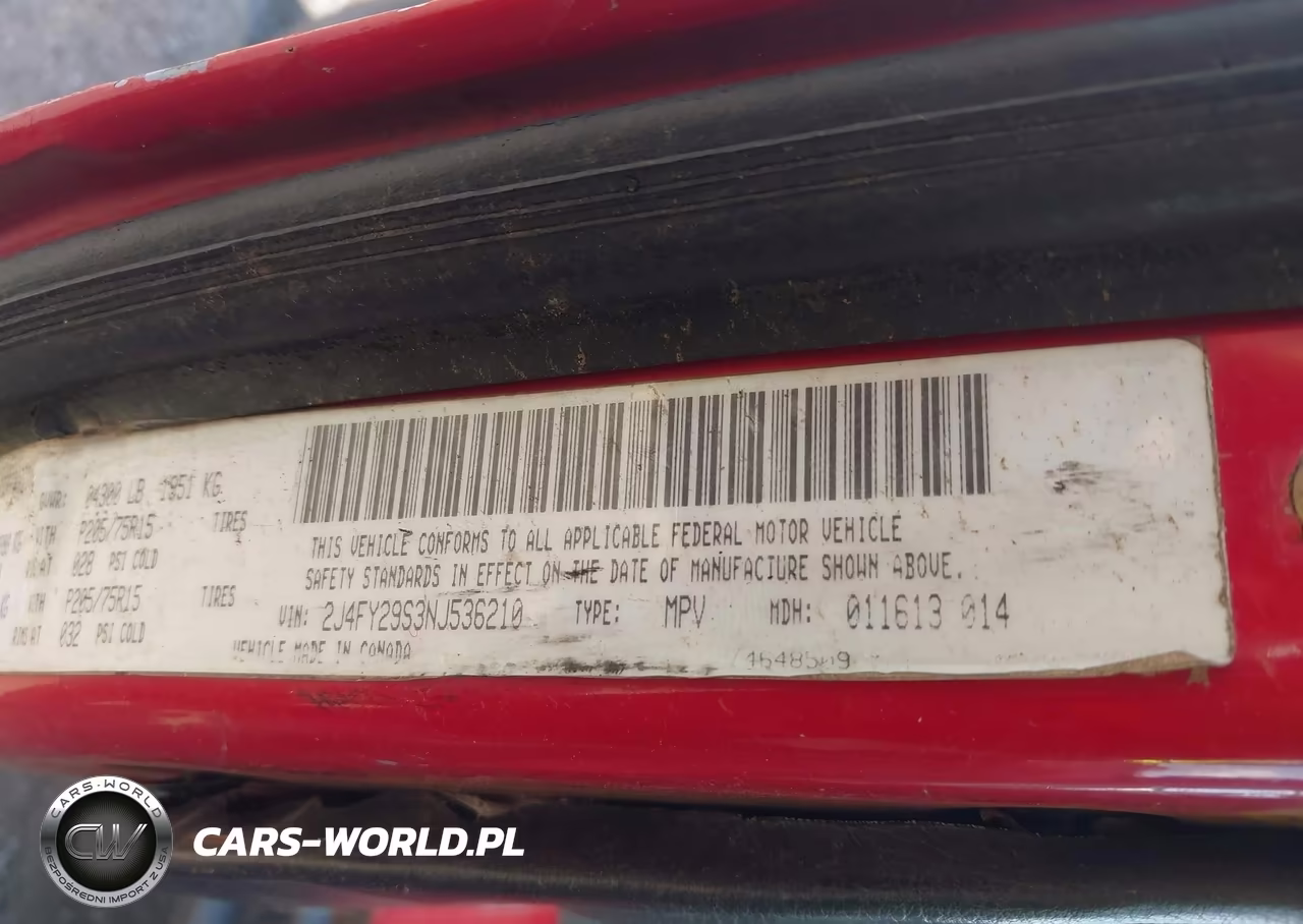 1992 Jeep Wrangler - Yj VIN:2J4FY29S3NJ536210 - 9