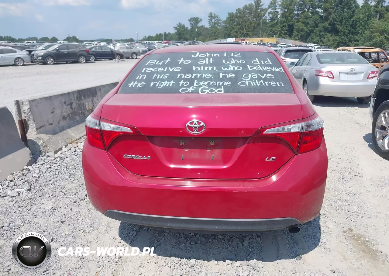2016 Toyota Corolla Le VIN:2T1BURHE4GC653593 - 16