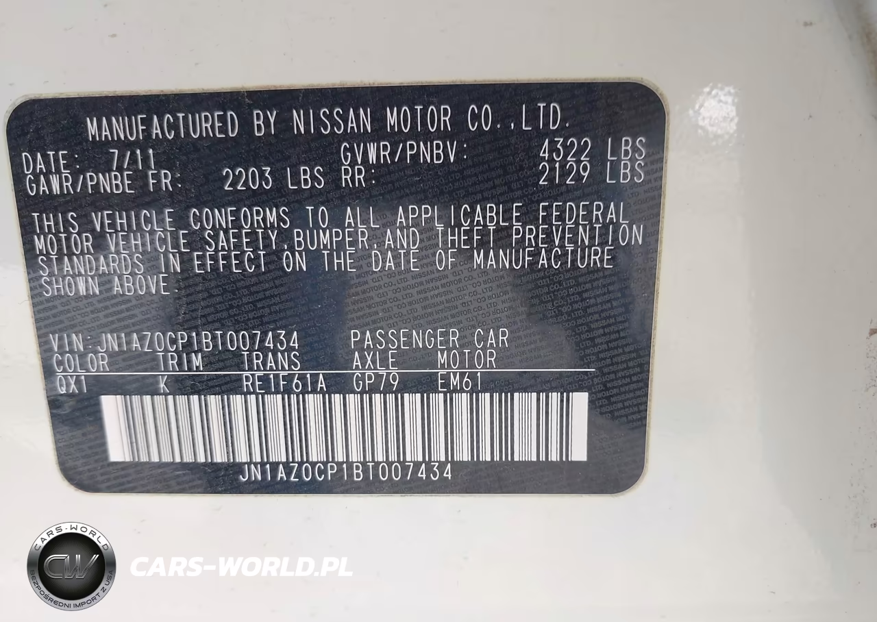 2011 Nissan Leaf Sl VIN:JN1AZ0CP1BT007434 - 9