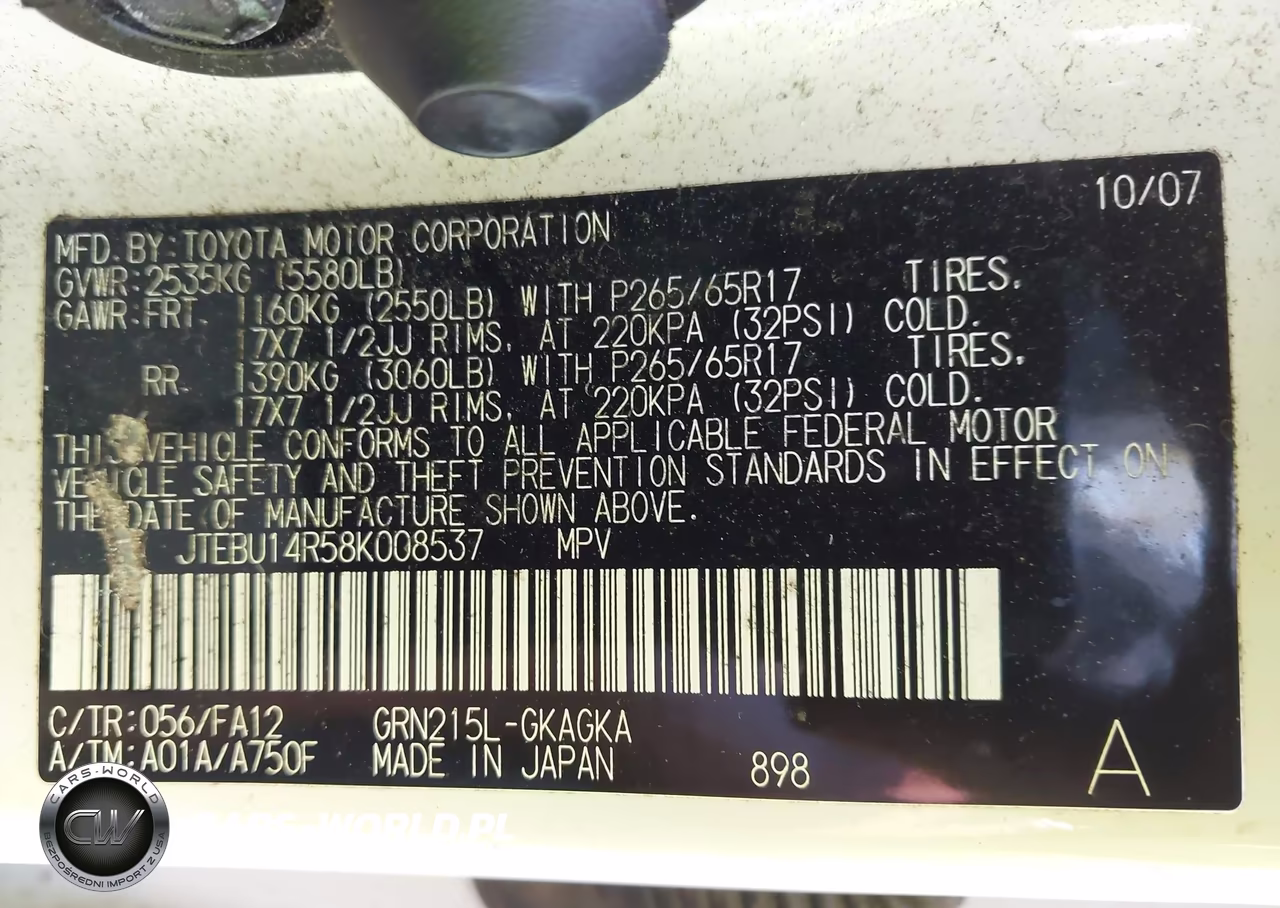 2008 Toyota 4Runner Sr5 V6 VIN:JTEBU14R58K008537 - 9