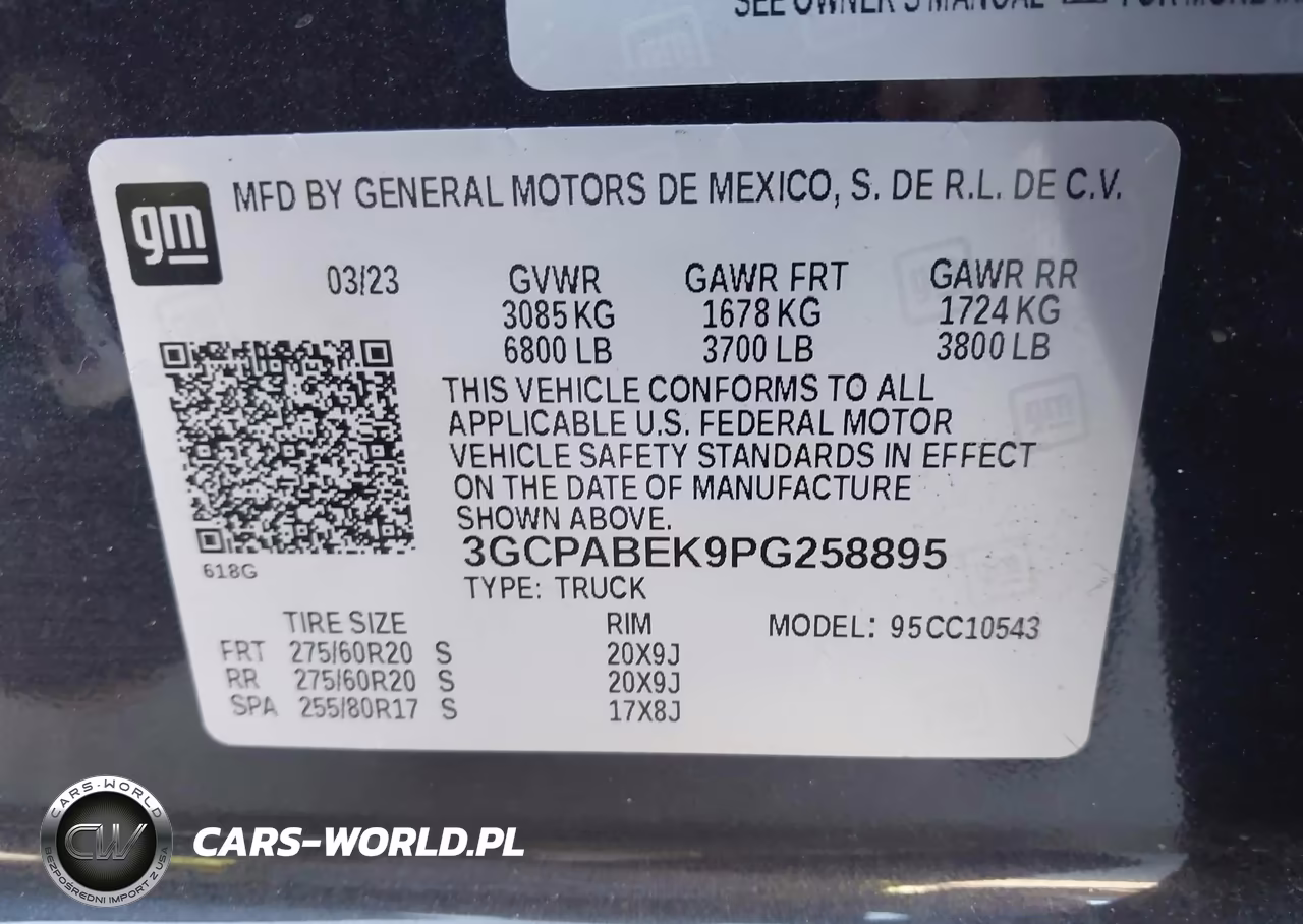 2023 Chevrolet Silverado 1500 2Wd Short Bed Custom VIN:3GCPABEK9PG258895 - 9