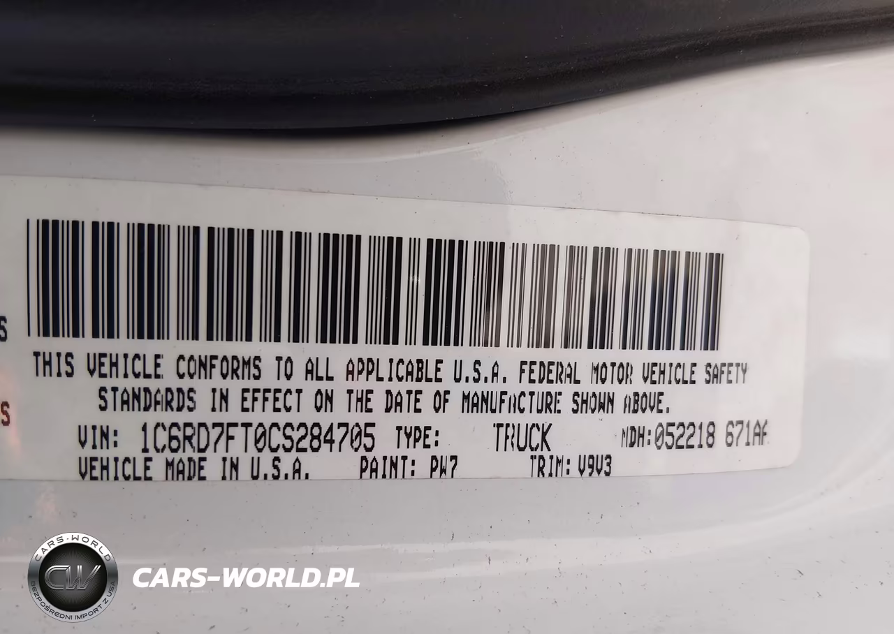 2012 Ram 1500 Express VIN:1C6RD7FT0CS284705 - 9