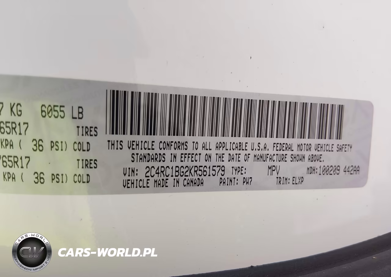 2019 Chrysler Pacifica Touring L VIN:2C4RC1BG2KR561579 - 9