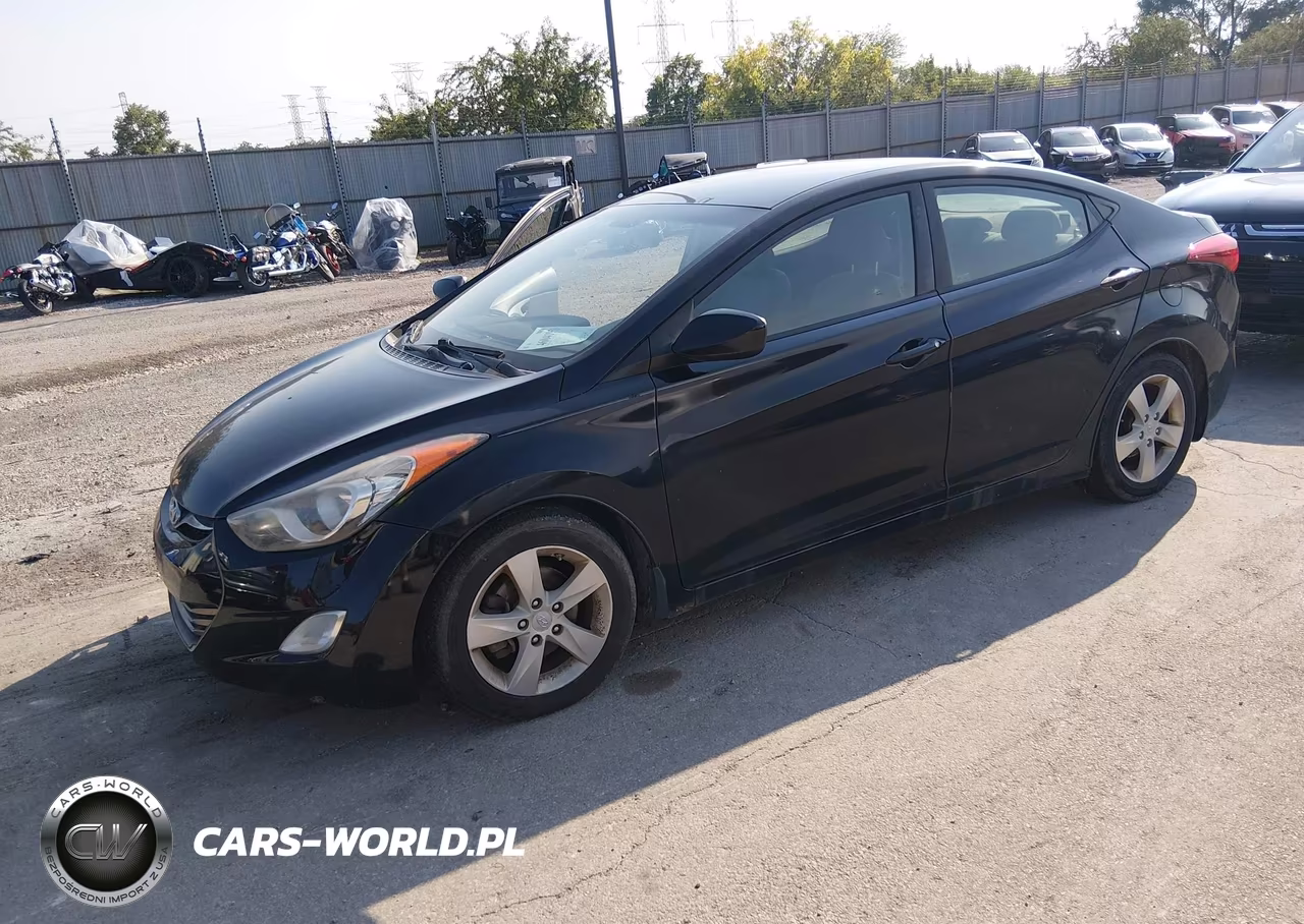 2013 Hyundai Elantra Gls VIN:KMHDH4AE6DU598813 - 2
