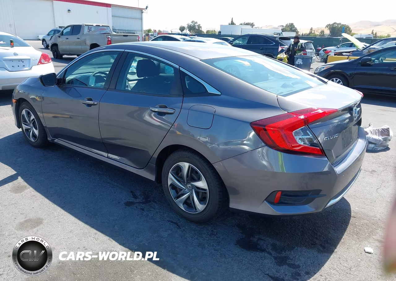 2021 Honda Civic Lx VIN:2HGFC2F61MH544700 - 3