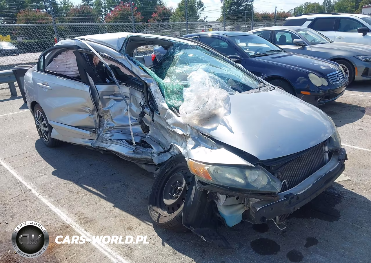 2008 Honda Civic Lx VIN:2HGFA16578H331814 - 1