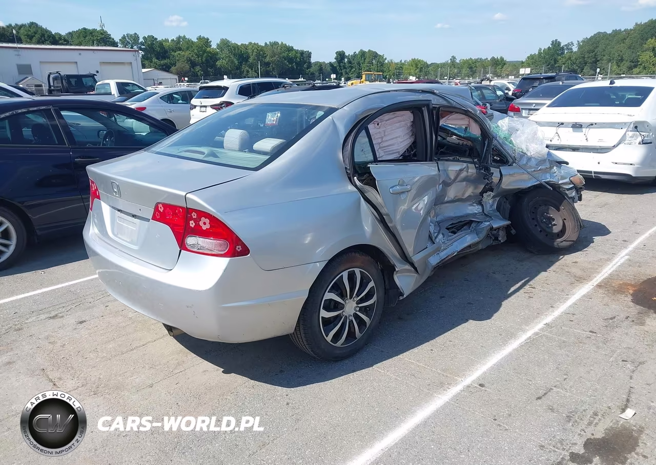 2008 Honda Civic Lx VIN:2HGFA16578H331814 - 4
