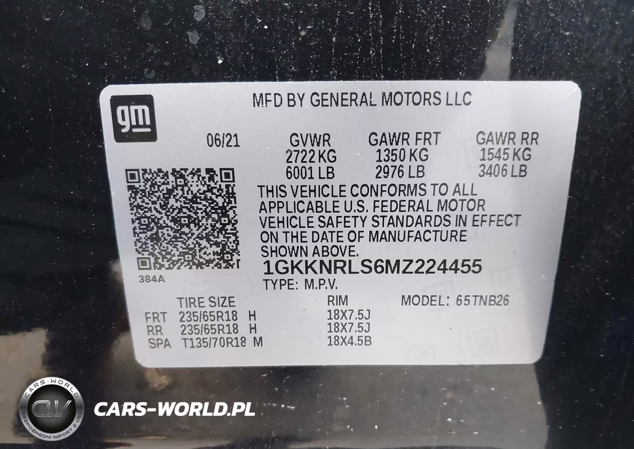 2021 GMC Acadia Awd Sle VIN:1GKKNRLS6MZ224455 - 9
