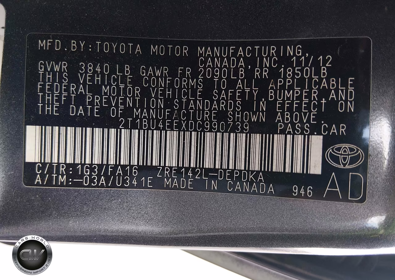 2013 Toyota Corolla L VIN:2T1BU4EEXDC990739 - 9