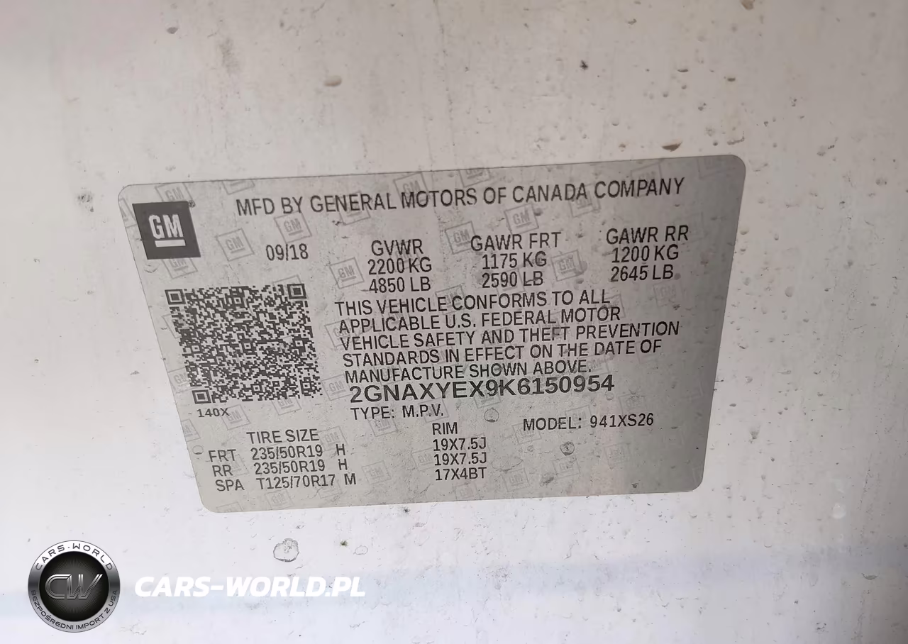 2019 Chevrolet Equinox Premier VIN:2GNAXYEX9K6150954 - 9