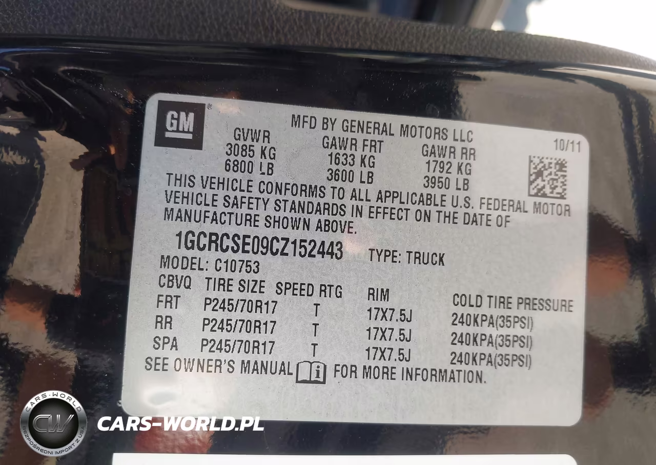 2012 Chevrolet Silverado 1500 Lt VIN:1GCRCSE09CZ152443 - 9
