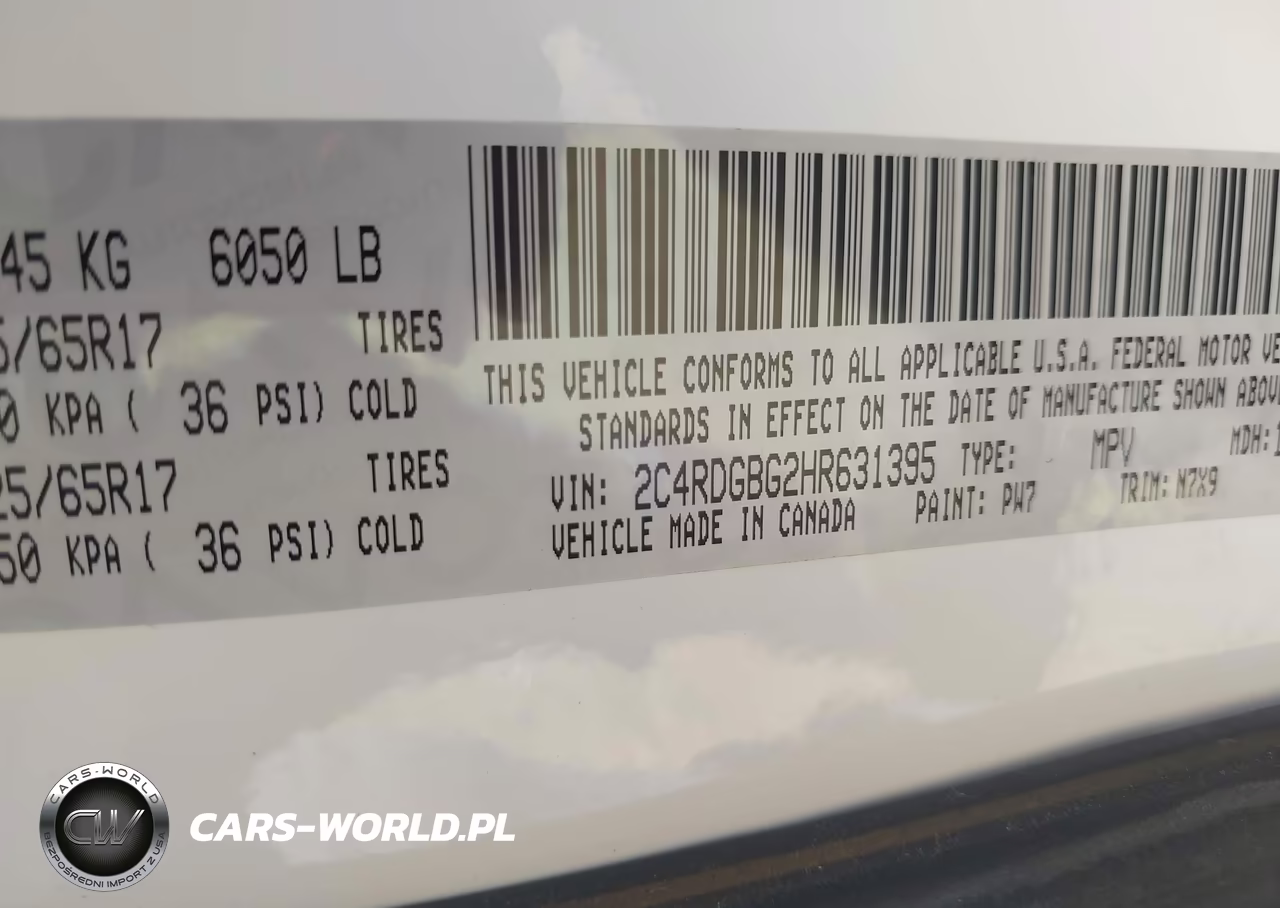 2017 Dodge Grand Caravan Se Plus VIN:2C4RDGBG2HR631395 - 9