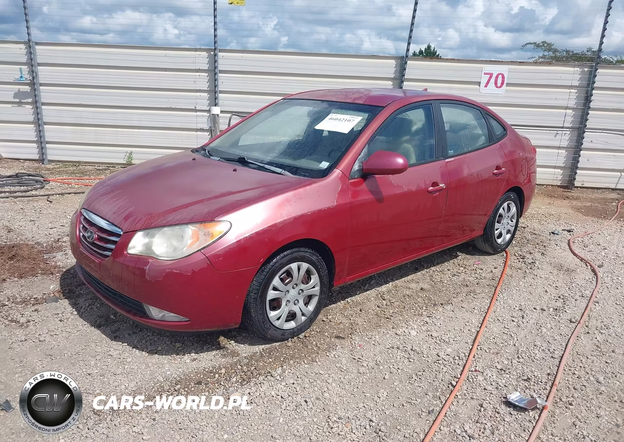 2010 Hyundai Elantra Gls VIN:KMHDU4AD3AU909368 - 2