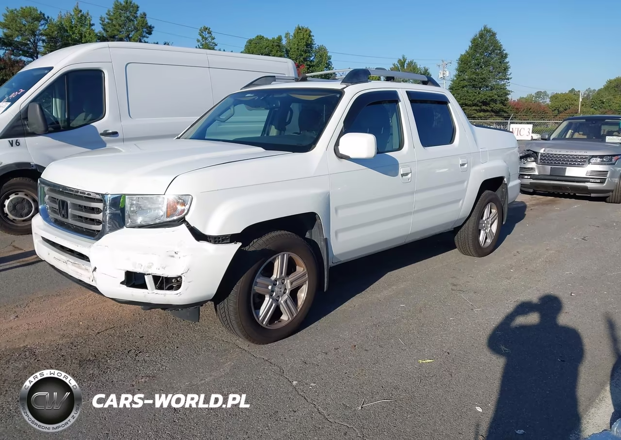 2013 Honda Ridgeline Rtl VIN:5FPYK1F52DB016351 - 2