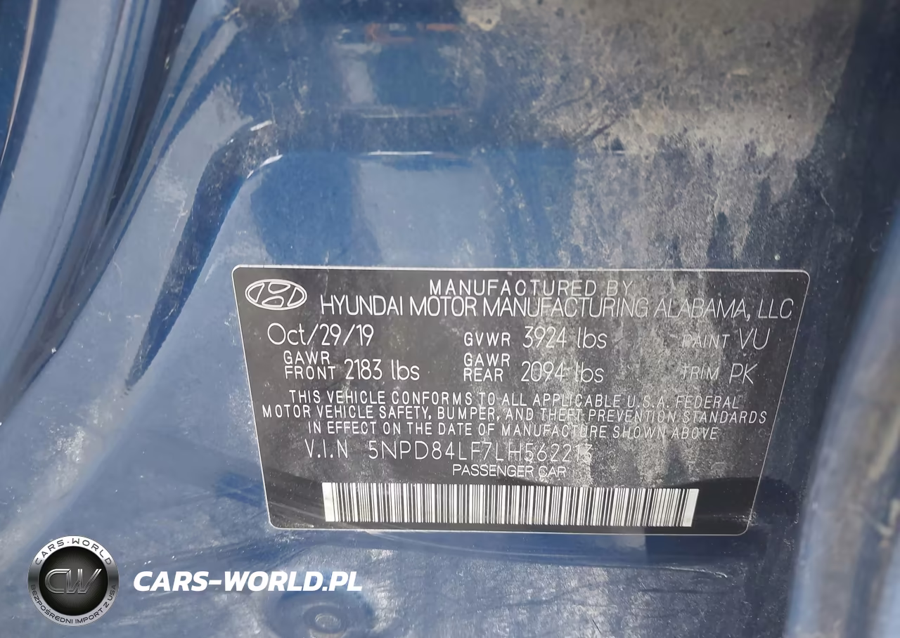 2020 Hyundai Elantra Sel VIN:5NPD84LF7LH562213 - 9