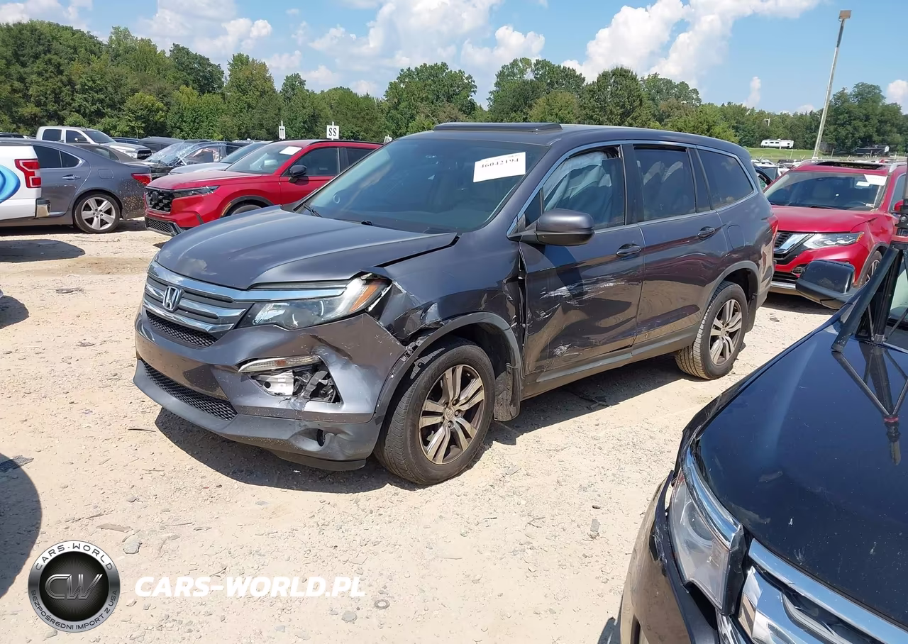 2016 Honda Pilot Ex-L VIN:5FNYF6H52GB115652 - 2