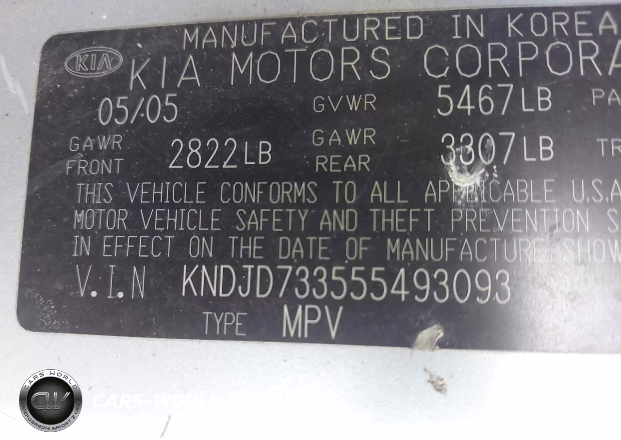 2005 Kia Sorento Ex-Lx VIN:KNDJD733555493093 - 9