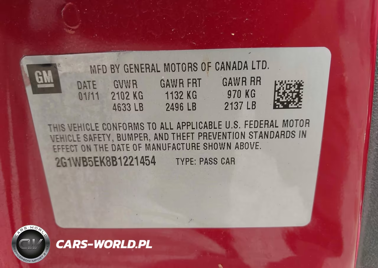 2011 Chevrolet Impala Lt VIN:2G1WB5EK8B1221454 - 9