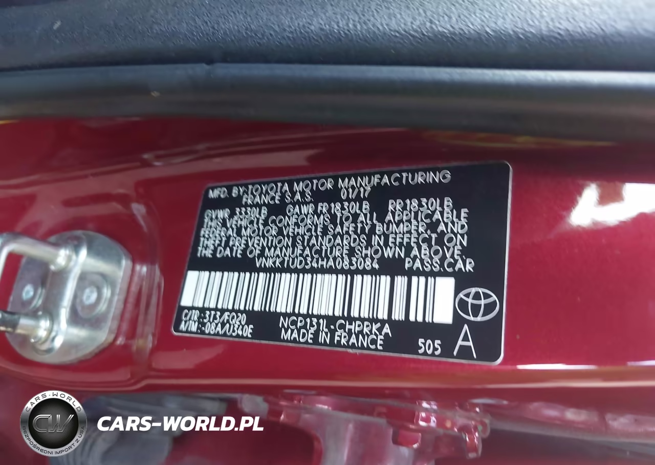 2017 Toyota Yaris L VIN:VNKKTUD34HA083084 - 9