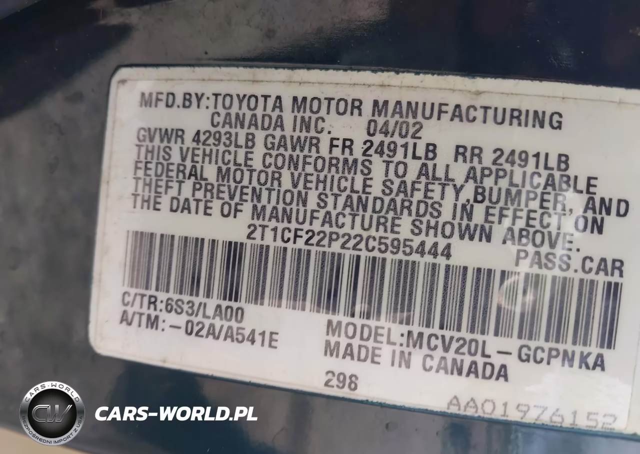 2002 Toyota Camry Solara Sle V6 VIN:2T1CF22P22C595444 - 9