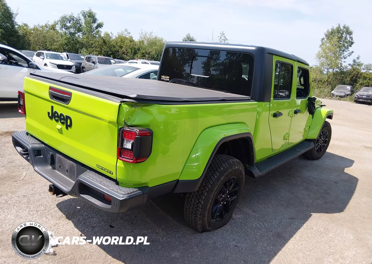 2021 Jeep Gladiator Sport S 4X4 VIN:1C6HJTAG6ML604886 - 4