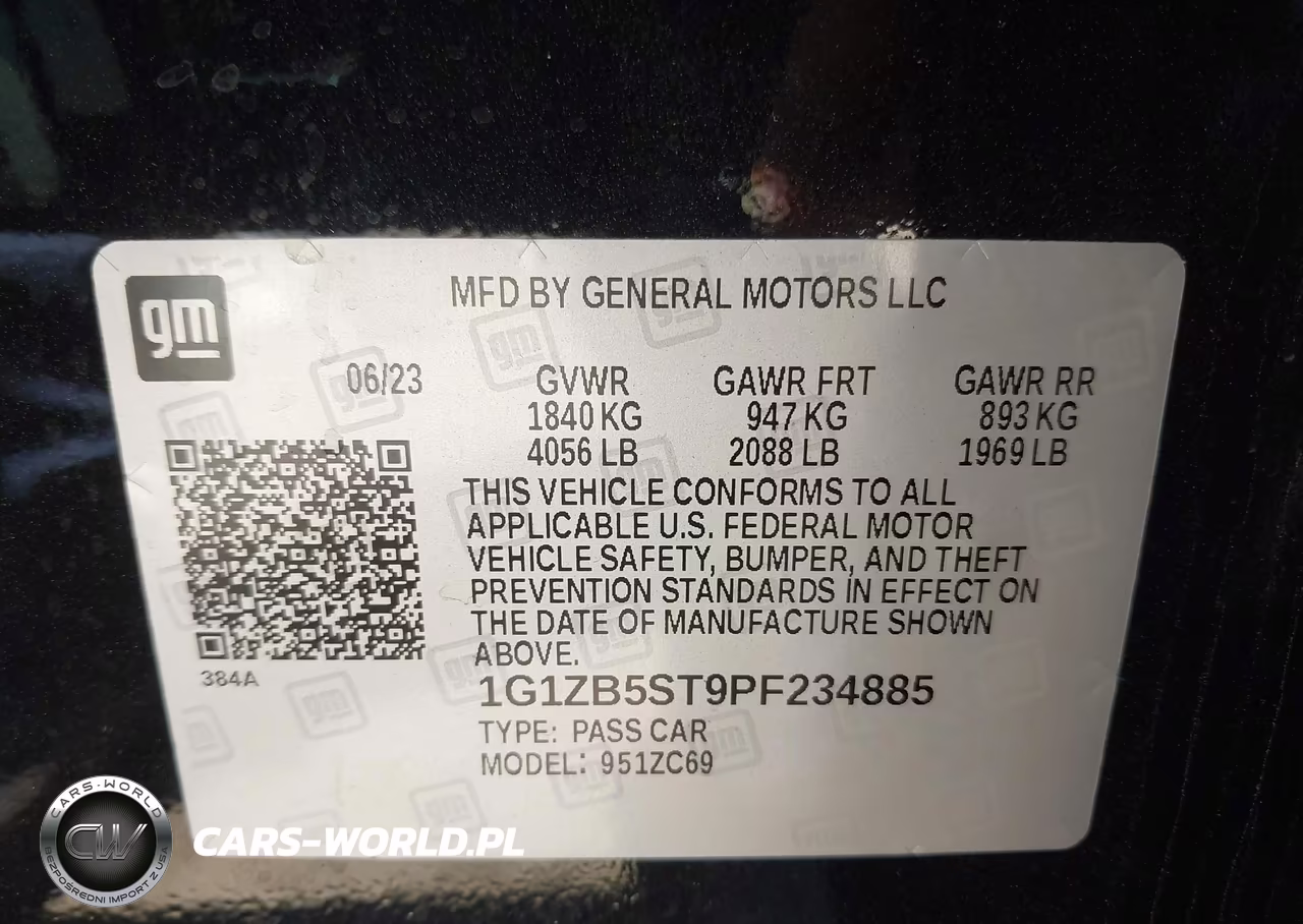 2023 Chevrolet Malibu Fwd Ls VIN:1G1ZB5ST9PF234885 - 9